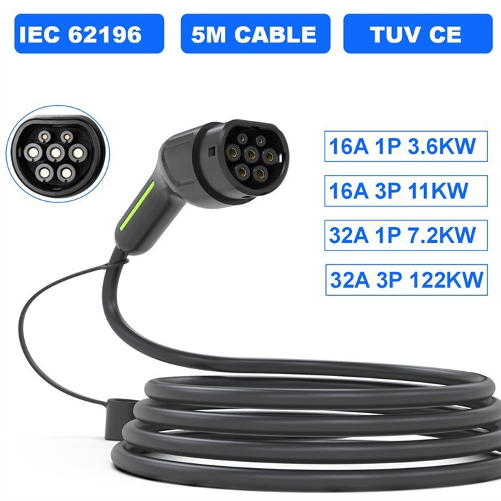 5. EV Charging Plug Type 2 Connector 16A